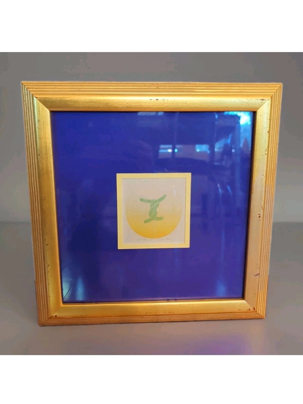 Signed Bernard Childs "The Lover"1970-Abstract Art/Silkscreen